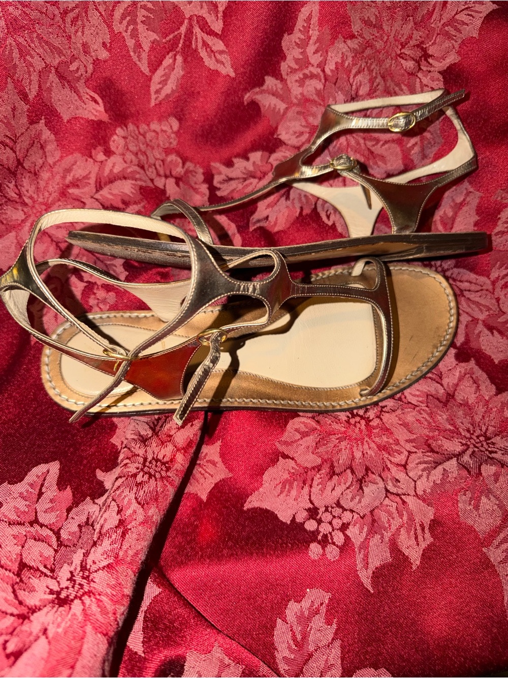 YSL T strap Sandals